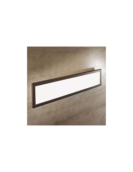 Linea light 71915 cadre rectangulaire wengé 2x39w